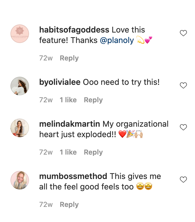 Feedback from IG Users about Planoly Calendar Notes