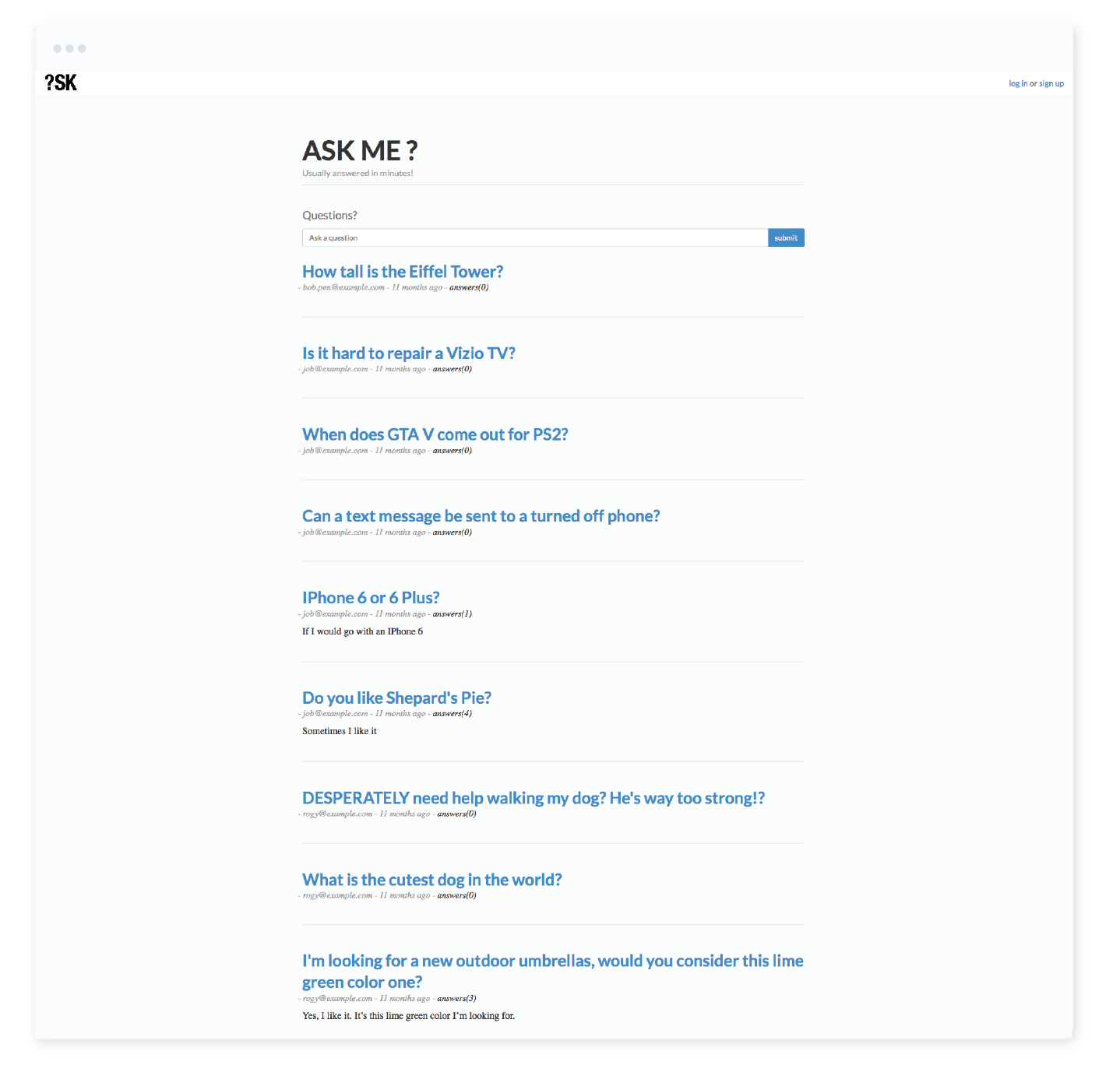ask project